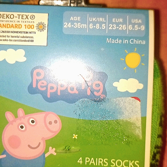 NWT-PRIMARK-PEPPA.PIG SWEATSHIRT-SOCKS & GYMBOREE SWIM.SHIRT UNISEX - Picture 8 of 10